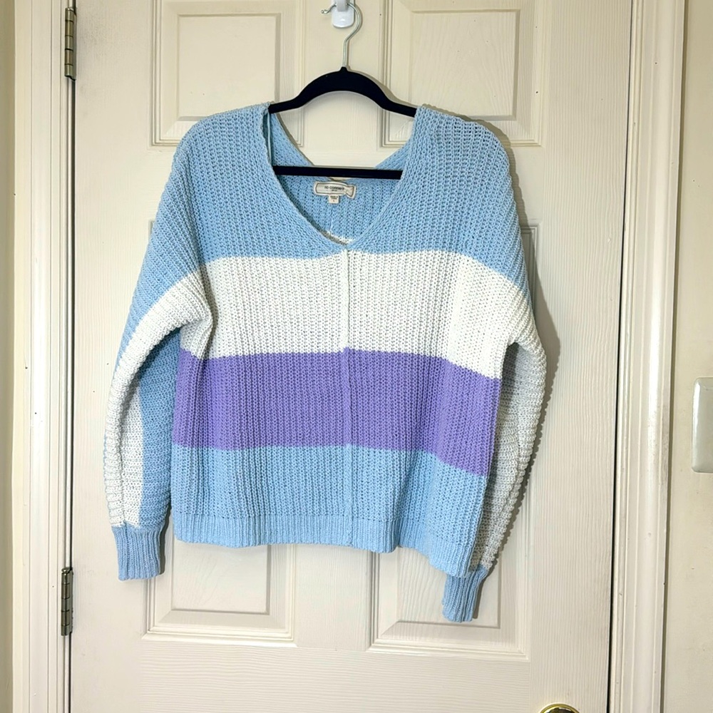 Women’s Cute Loose Knit Boho Sweater Size Large